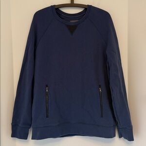 Vince Navy Blue Sweatshirt Size Extra Large